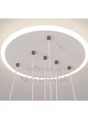 Modern Double Ring Led Chandelier, Adjustable Pendant. Ghx7367