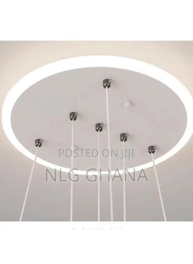 Modern Double Ring Led Chandelier, Adjustable Pendant. Ghx7367