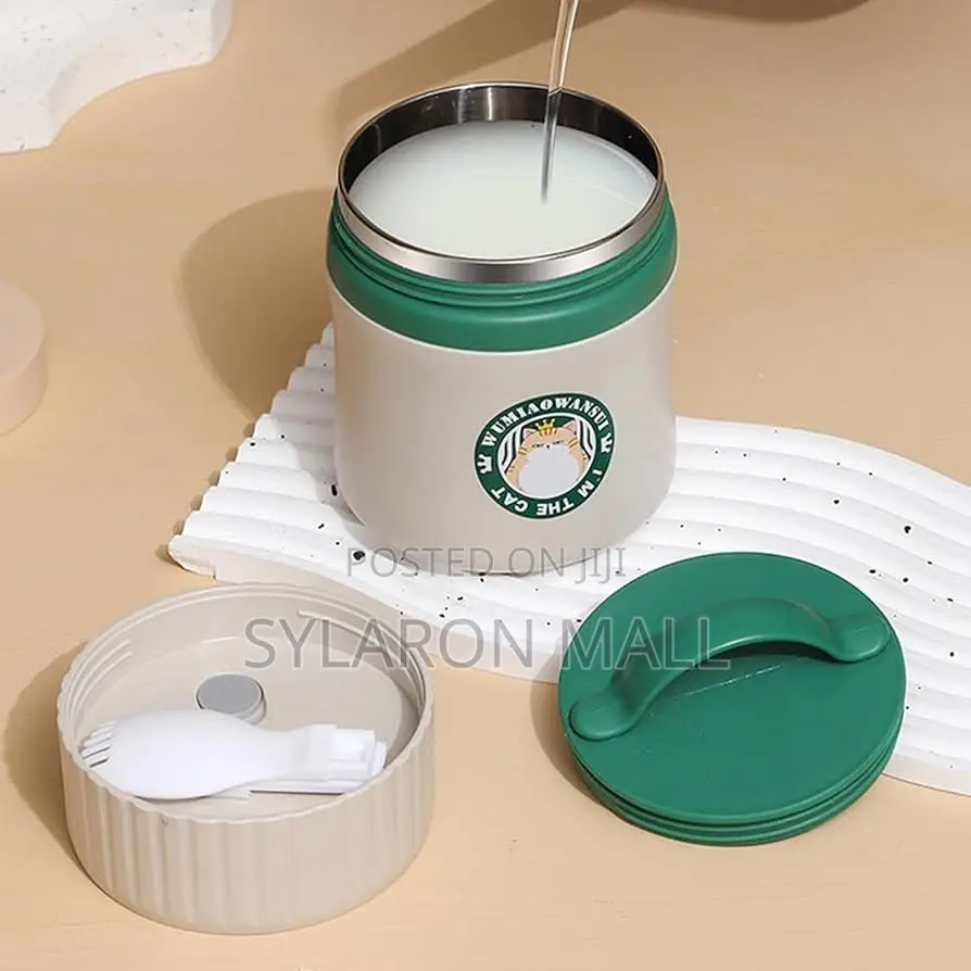 Thermal Food Jar With Spoon