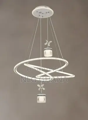 Modern Led Double Infinity Spiral Chandelier Ceiling Light. Ghx7347