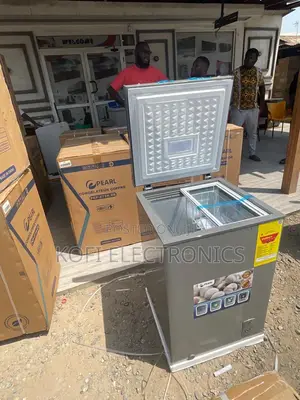 Energy-Saving Pearl Chest Freezer Ideal for Small Spaces