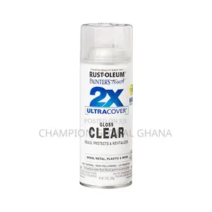 2x Enamel Gloss Clear Spray