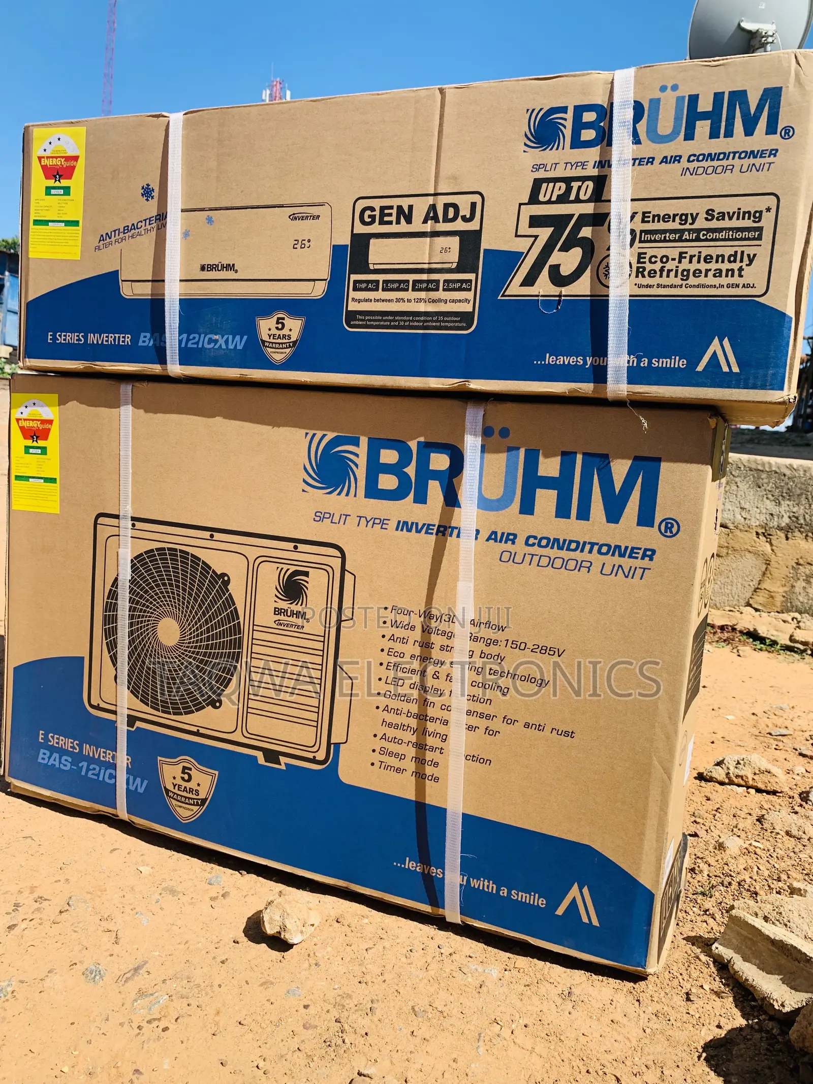 Inverter Bruhm 1.5hp Split Air Conditioner