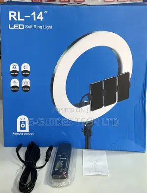 14-Inch Ring Light With Stand and Bag