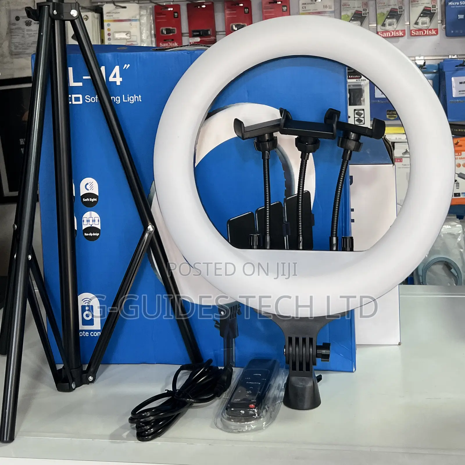 14-Inch Ring Light With Stand and Bag