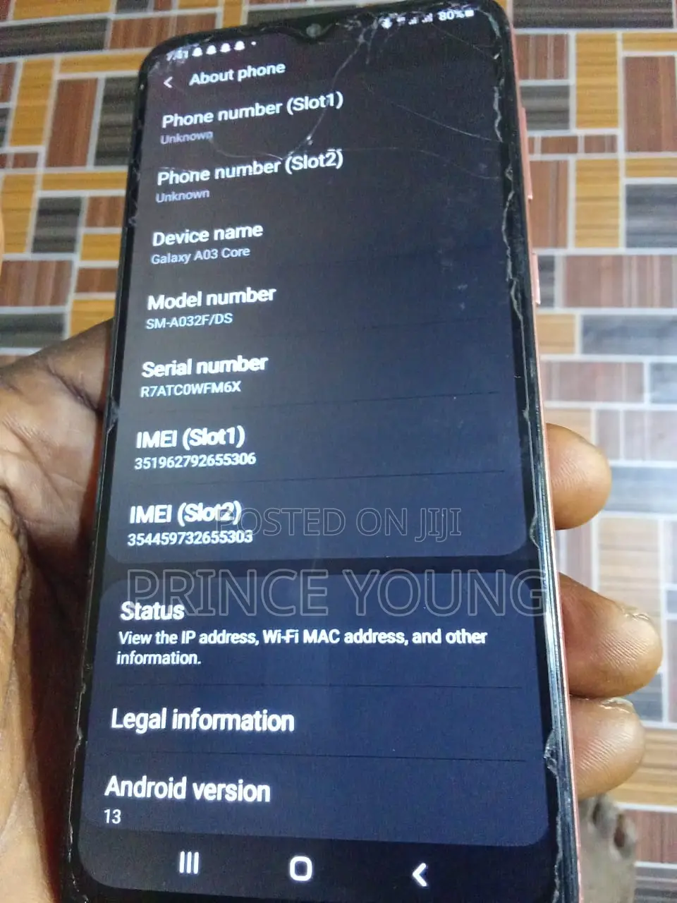 Samsung Galaxy A03 Core 32 GB Rose Gold