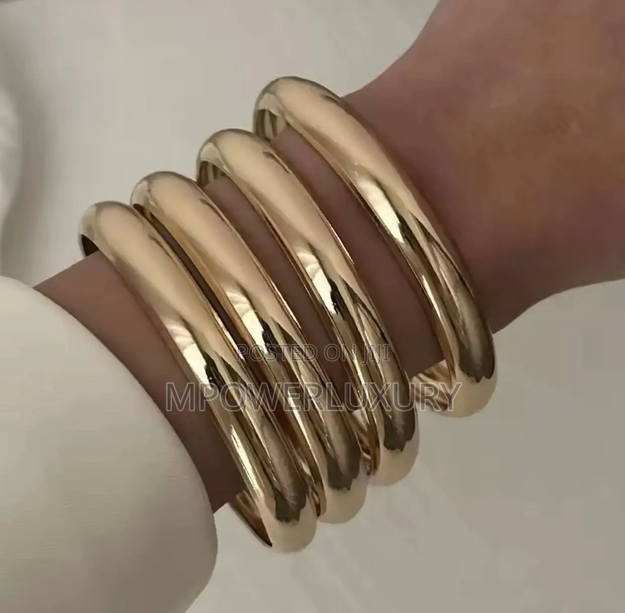Chunky Bangle Stainless Steel