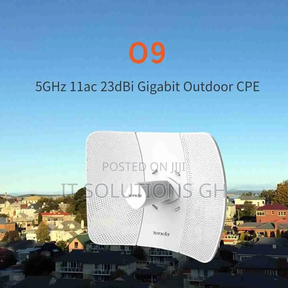 Tenda O9 25km 5ghz 11ac 23dbi Gigabit Outdoor Cpe