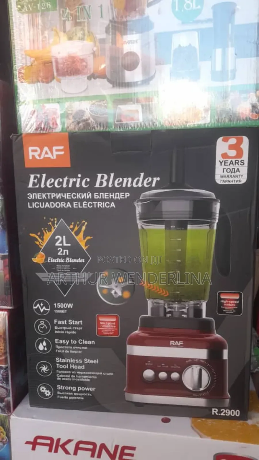 Raf 2 Liters Blender