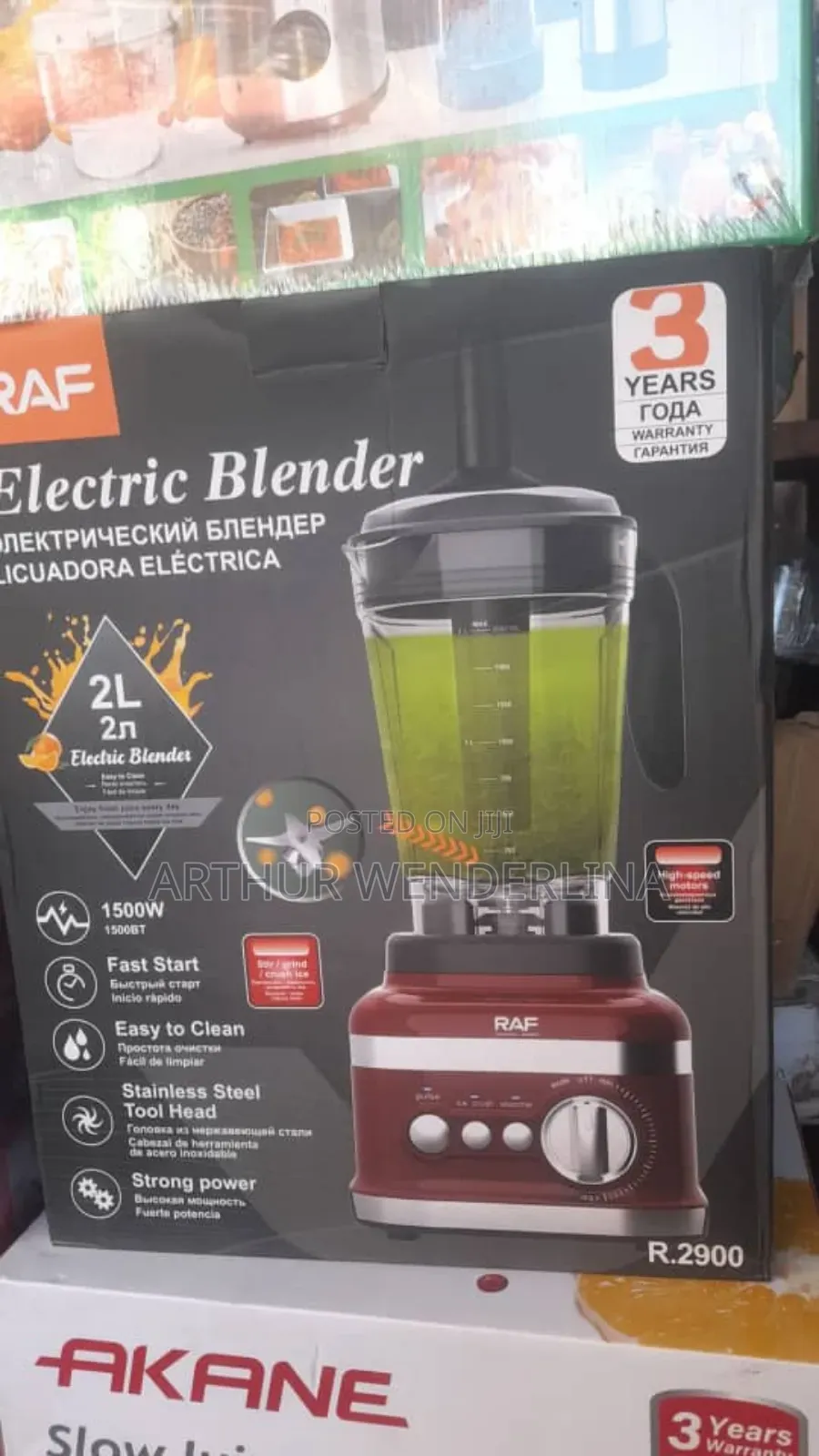 Raf 2 Liters Blender