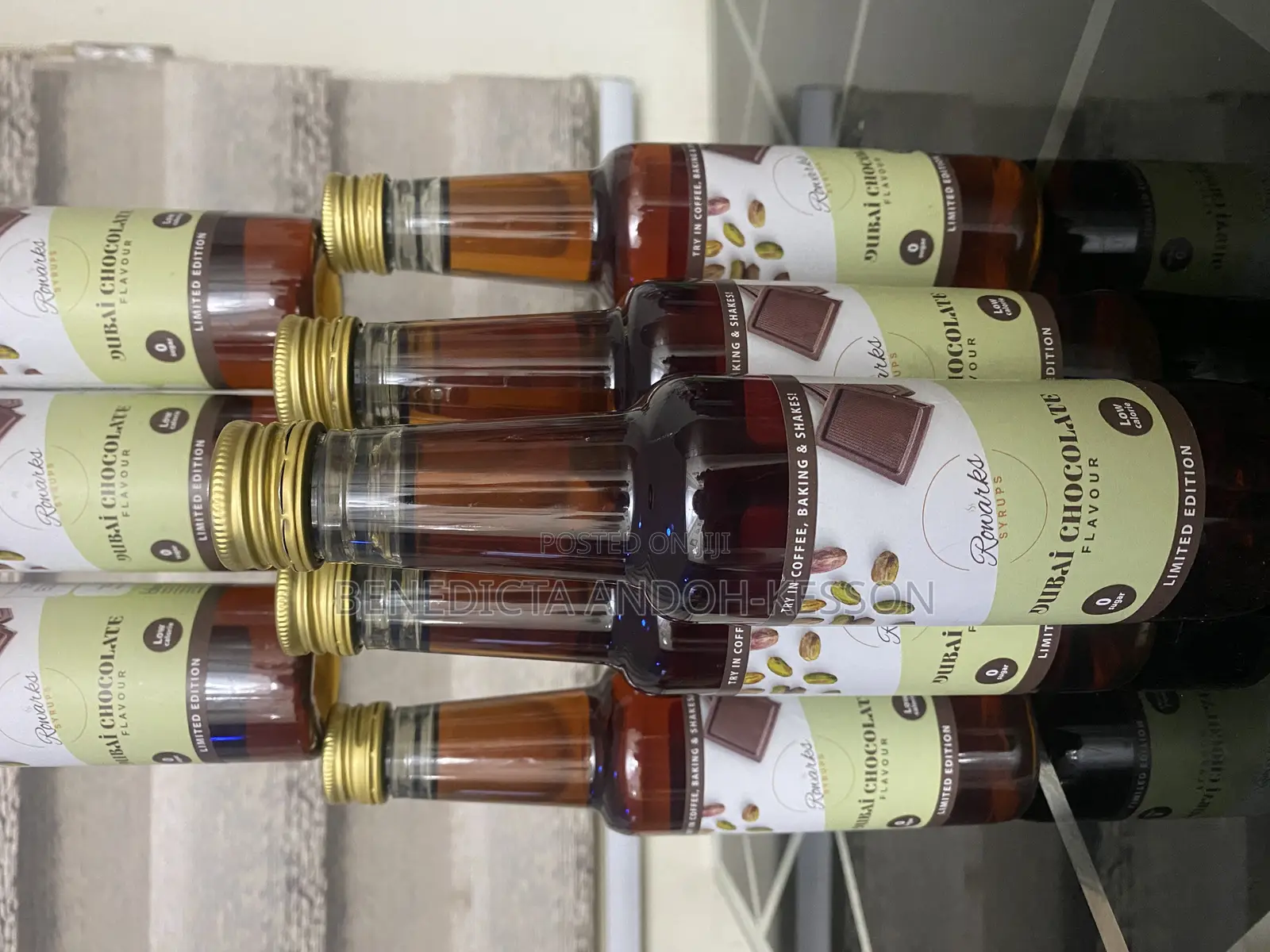 Rowarks Syrup Dubai Chocolate Flavor