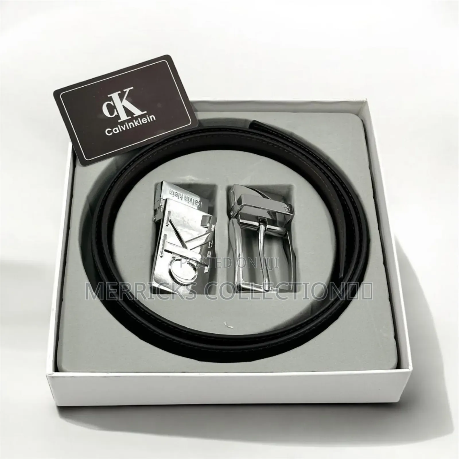 Leather Belt "Mont Blanc 2in1"