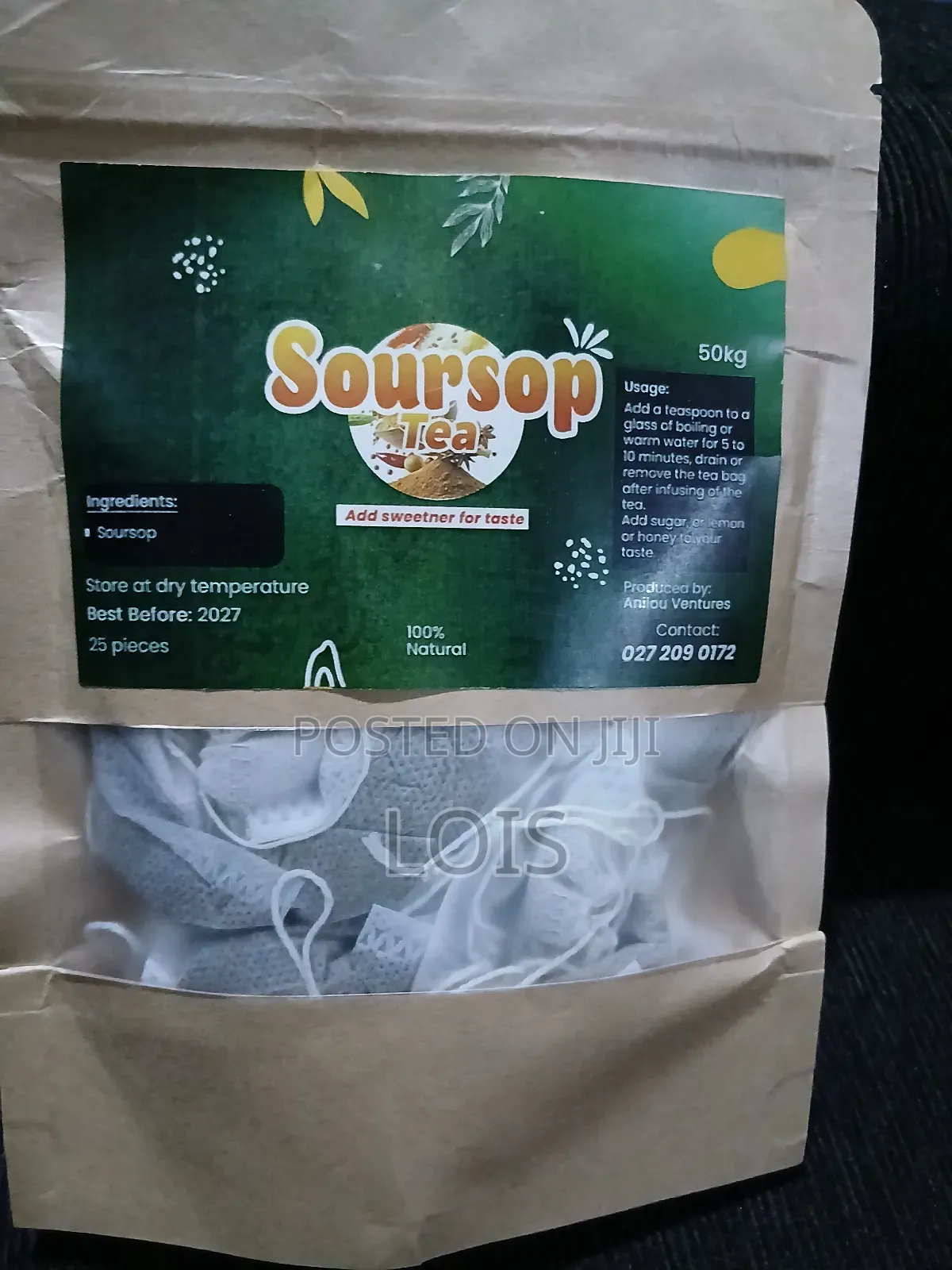 Sour-Sop in Tea Bag