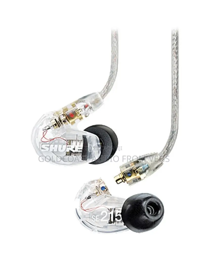 Shure Se215 Pro Sound-Isolating Earphones (Clear