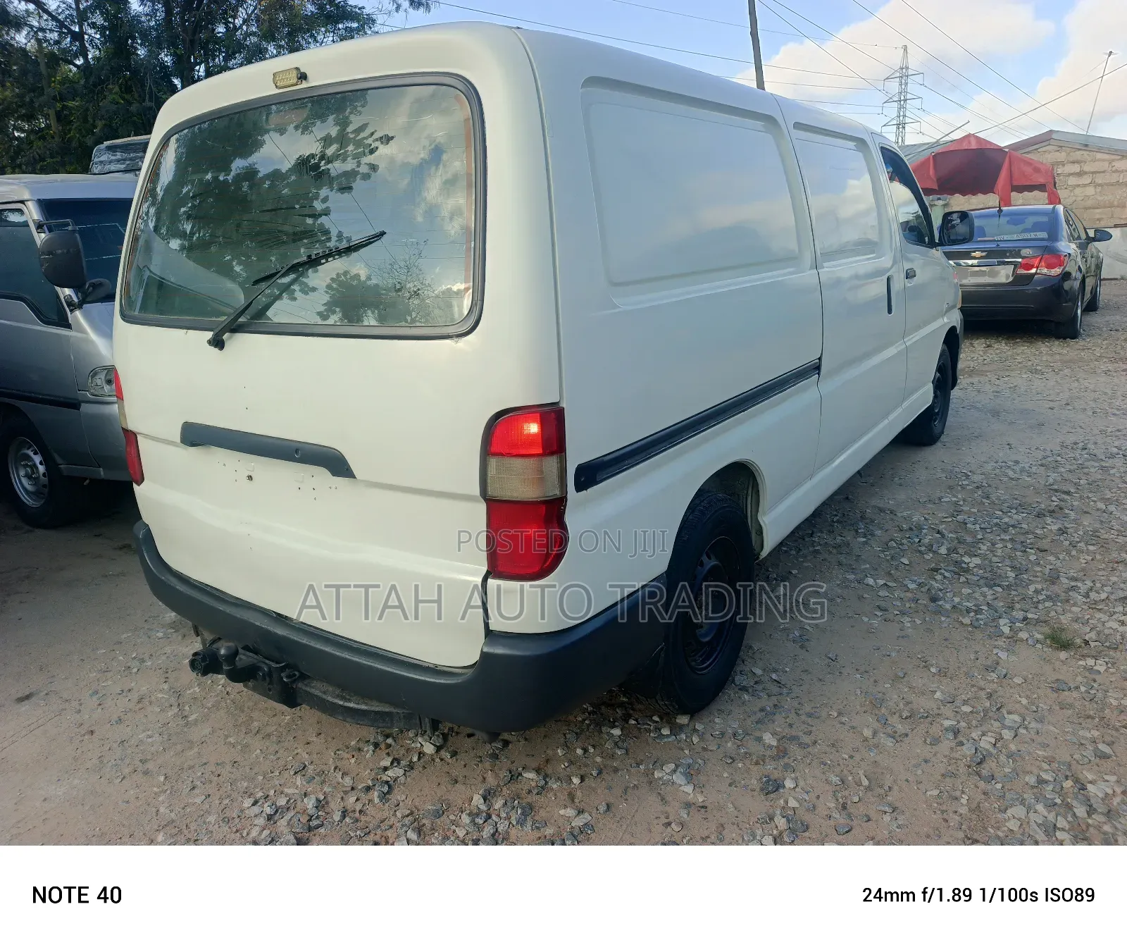 Toyota HiAce 2012 White