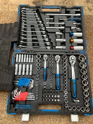 Gude Tool Case With 157 Pieces, Including Socket and Impact Wrenches.