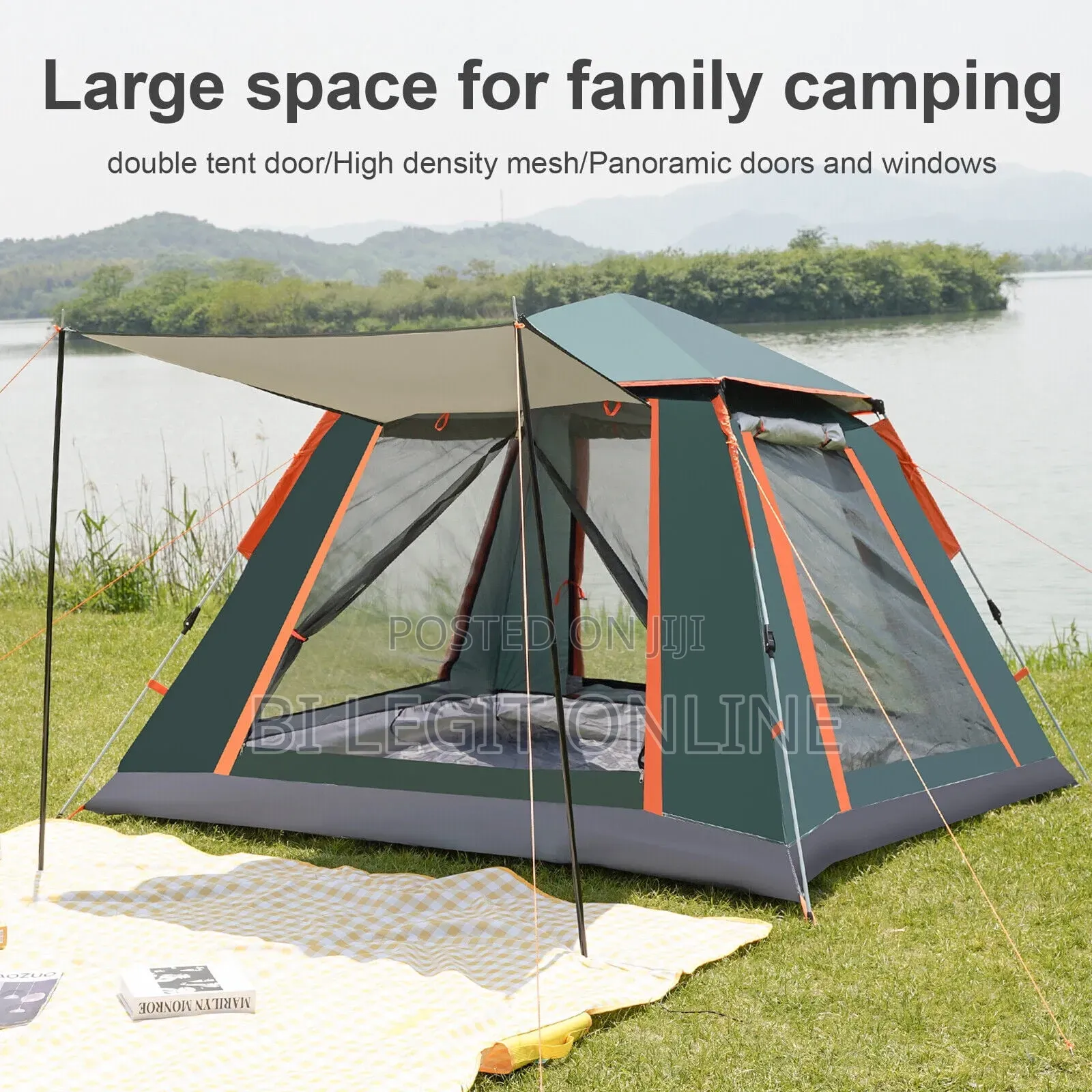 4 Person Automatic Camping Tent