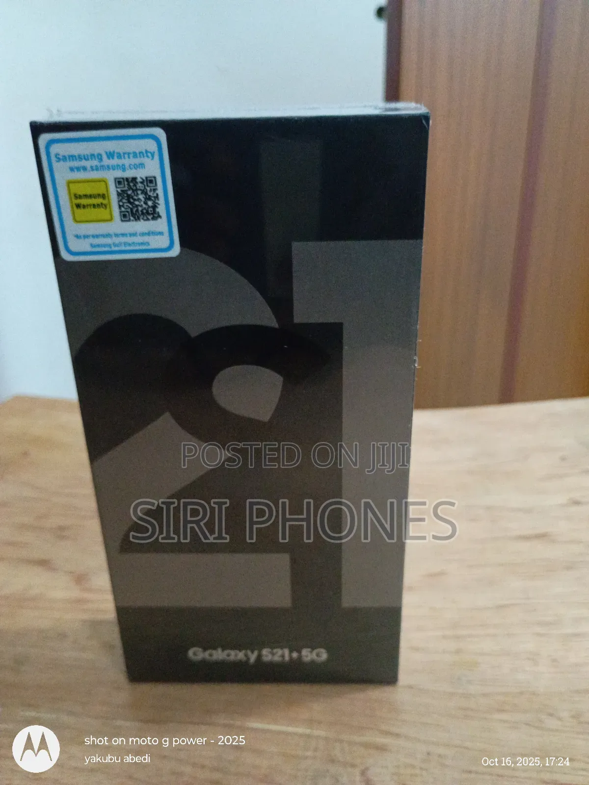 New Samsung Galaxy S21+ 5G 256 GB Black