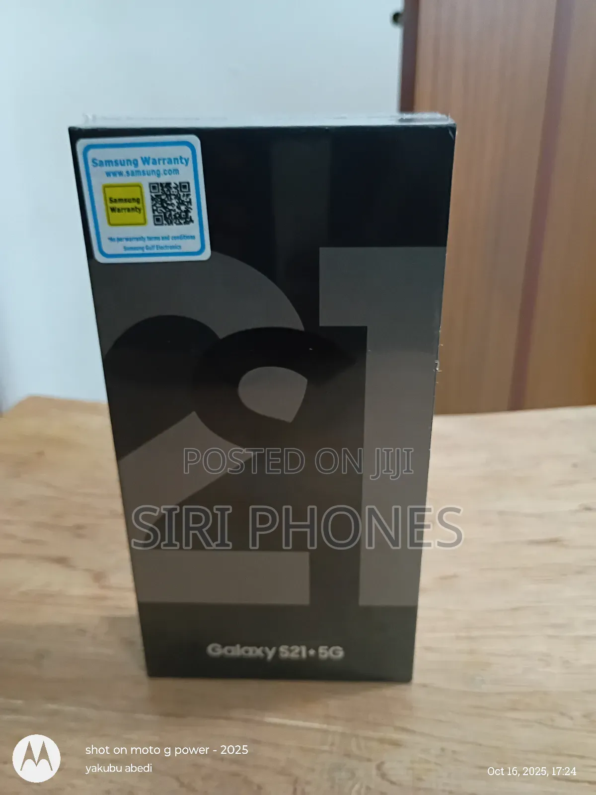New Samsung Galaxy S21+ 5G 256 GB Black