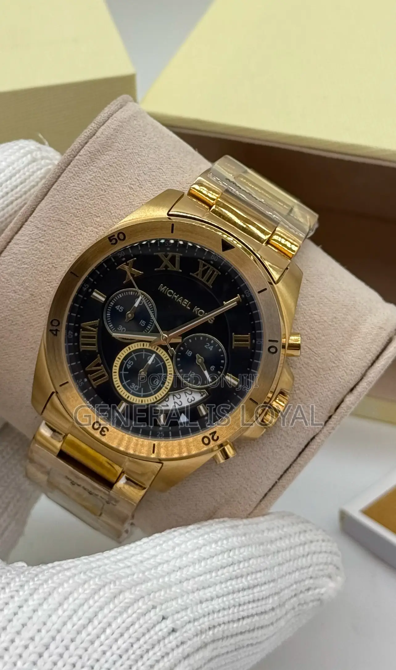 Original Mens Michael Kors Brecken Gold