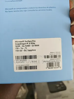 New Microsoft Surface Pro 16GB Qualcomm Snapdragon X Elite SSD 1T