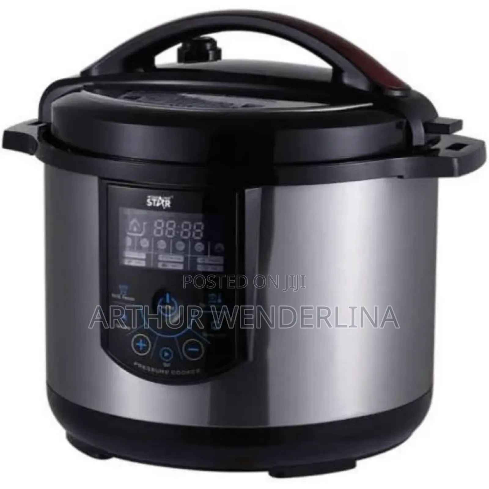 Winning Sta 10l Electric Pressure Cooker With Touch Panel, Silver.