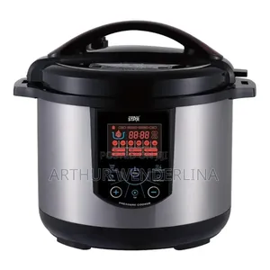 Winning Sta 10l Electric Pressure Cooker With Touch Panel, Silver.