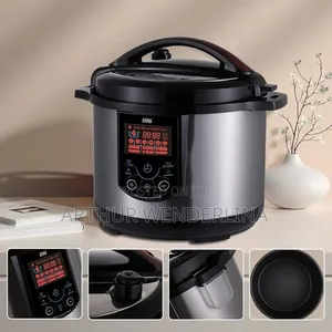 Winning Sta 10l Electric Pressure Cooker With Touch Panel, Silver.