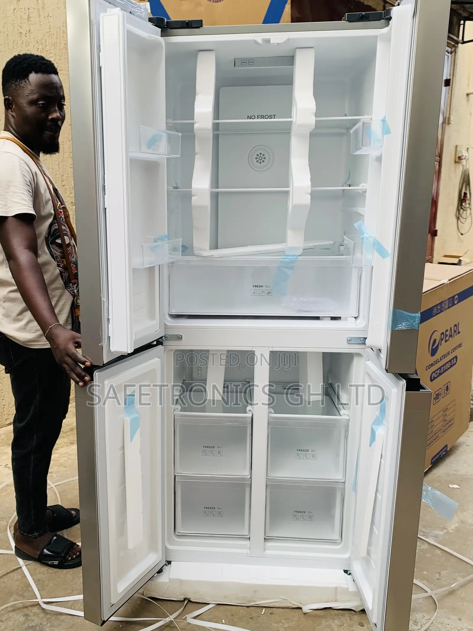 Available New Pearl >> 352l 4 Doors Side by Side Pf-4220ixmd-2b Fridge