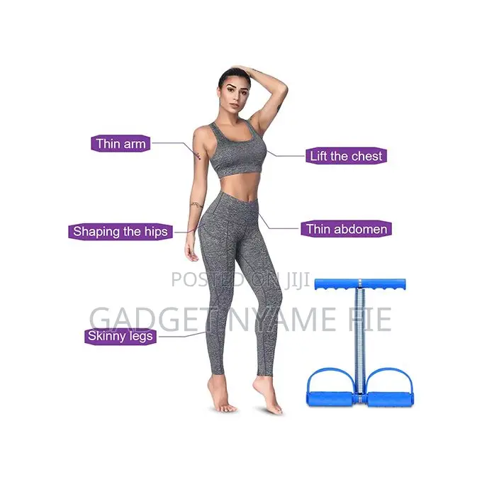 Smart Spring Tummy Trimmer With Hand Grips and Skipping Rope