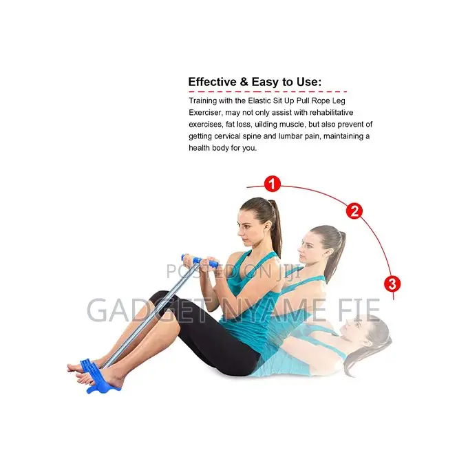 Smart Spring Tummy Trimmer With Hand Grips and Skipping Rope