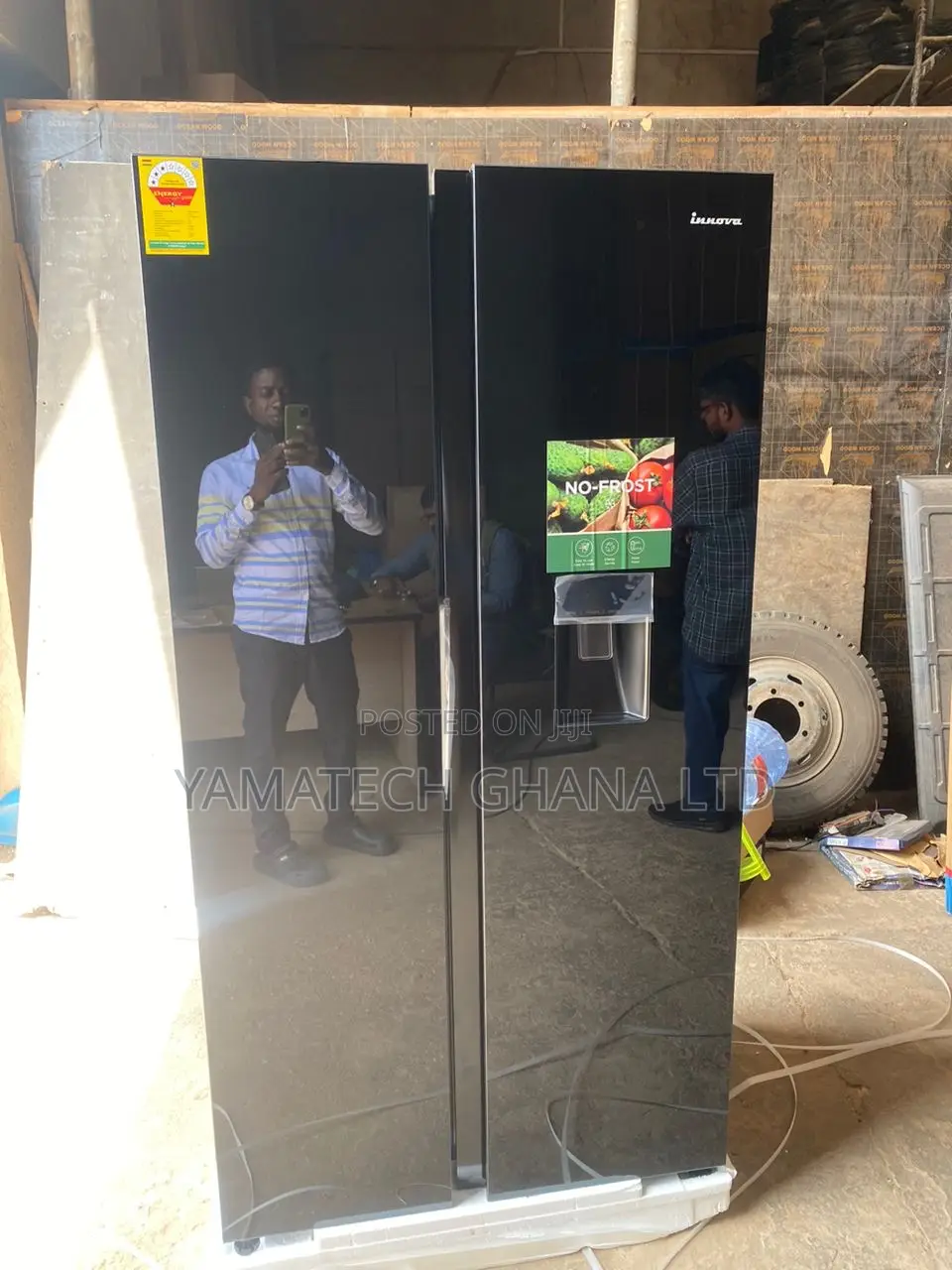 Innova Dispenser Fridge With Glass Mirror Finishing &Screen Display