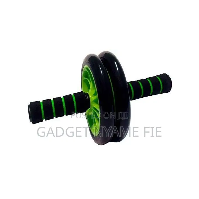 Double Wheel Ab Roller + Free Knee Protection Mat