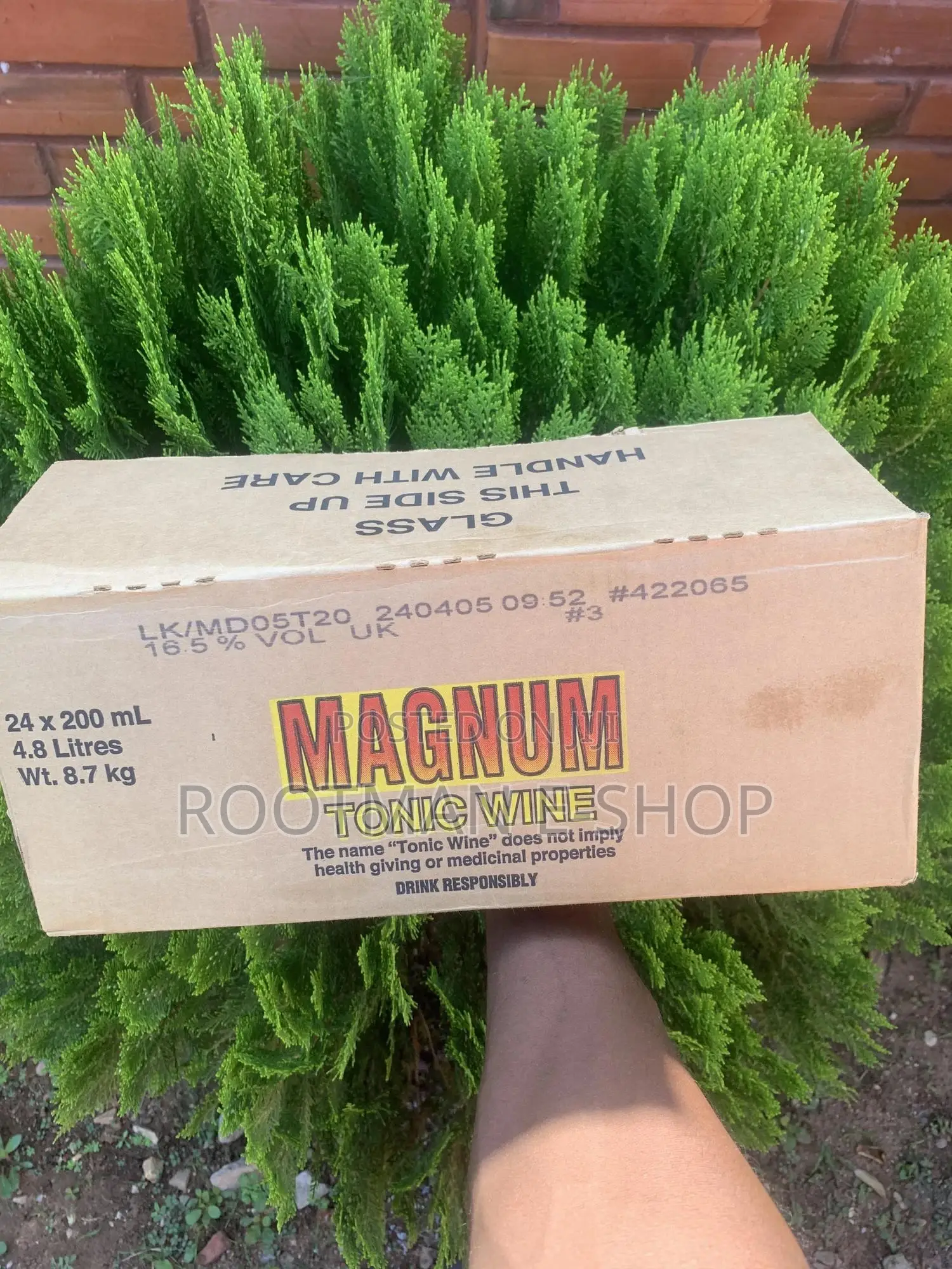 Magnum Tonic Wine – 24-Pack (200ml Each) | Bold Flavor, 16.5% Abv