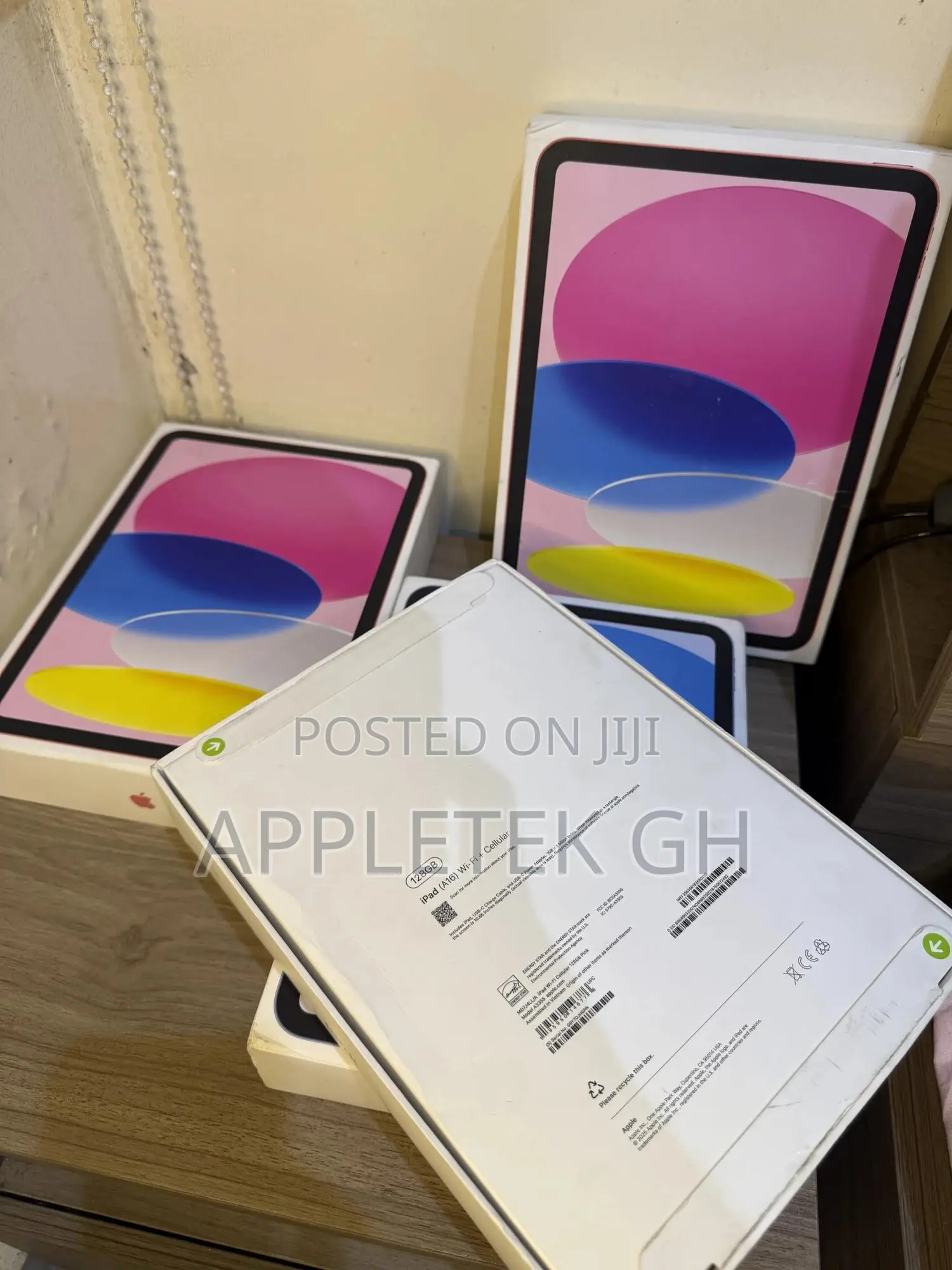 New Apple iPad (2025) 128 GB Pink