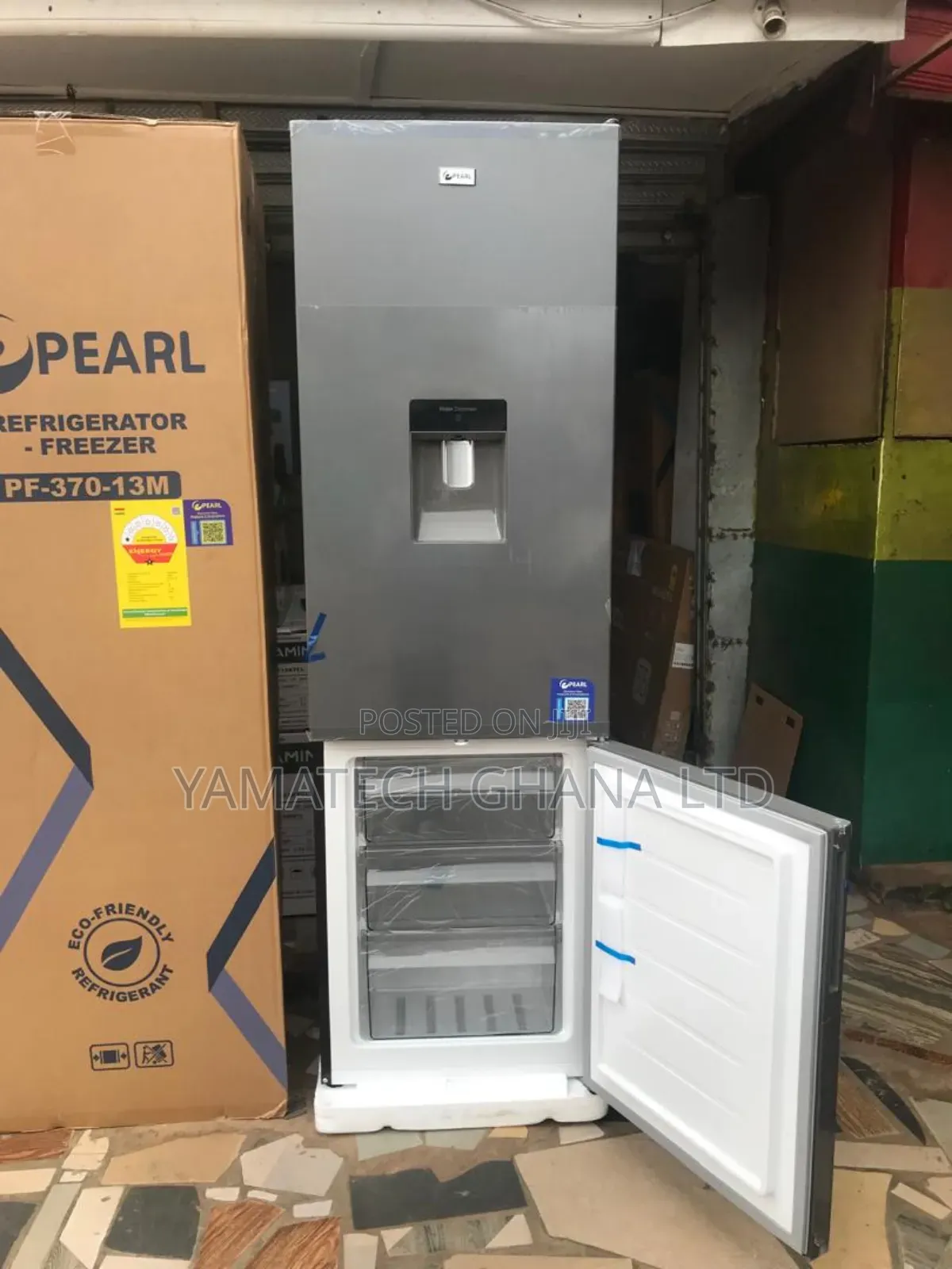 Brand New Pearl 262 Litre Fridge With Dispenser And Bottom Freezer