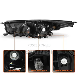 2014-2016 Toyota Highlander Projector Headlight Pair Oem