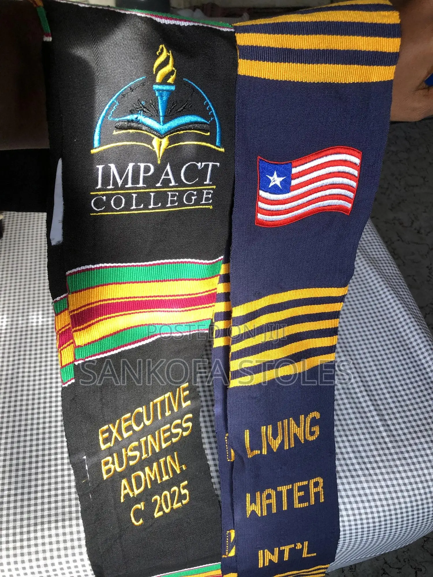 Customize Kente Graduation Stole