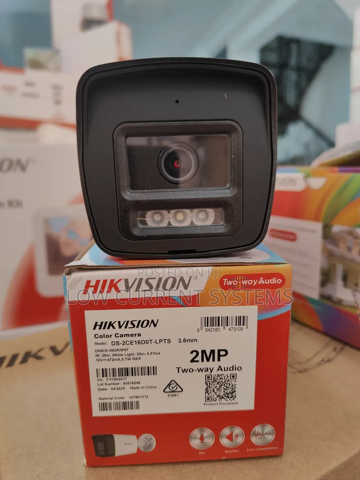 Hikvision Analog Two Ways Audio Camera 2mp Hybrid