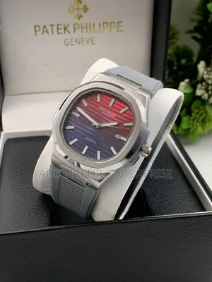 Patek Rubber Strap Geneva Watch