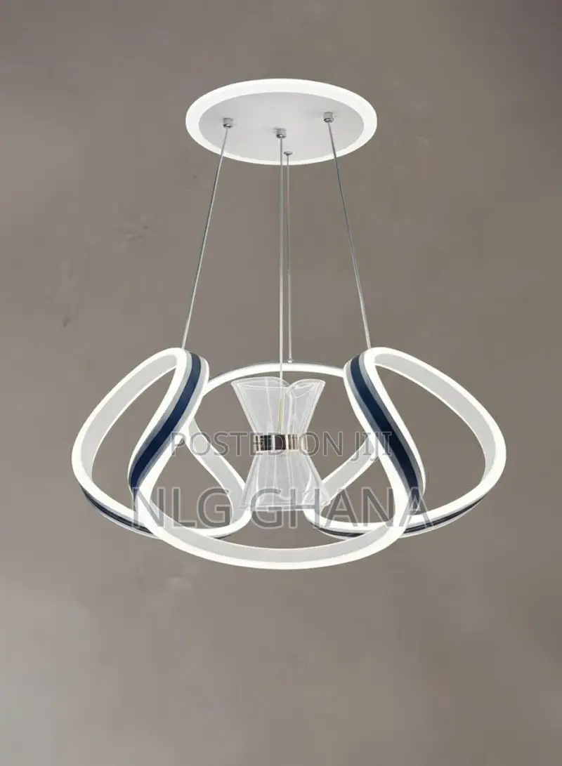 Modern Led Chandelier, Artistic Flower-Shaped Pendant. Ghx7366