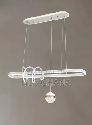 Modern Linear Led Pendant Light With Ring. Ghx7360