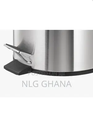 5l Round Chrome Garbage Can Home Hotel Office Stylish. Ghx7246