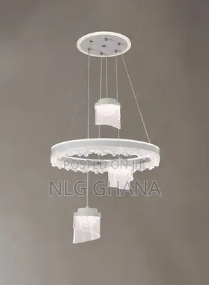 Modern Crystal Led Chandelier, Luxury Ring Pendant. Ghx7359