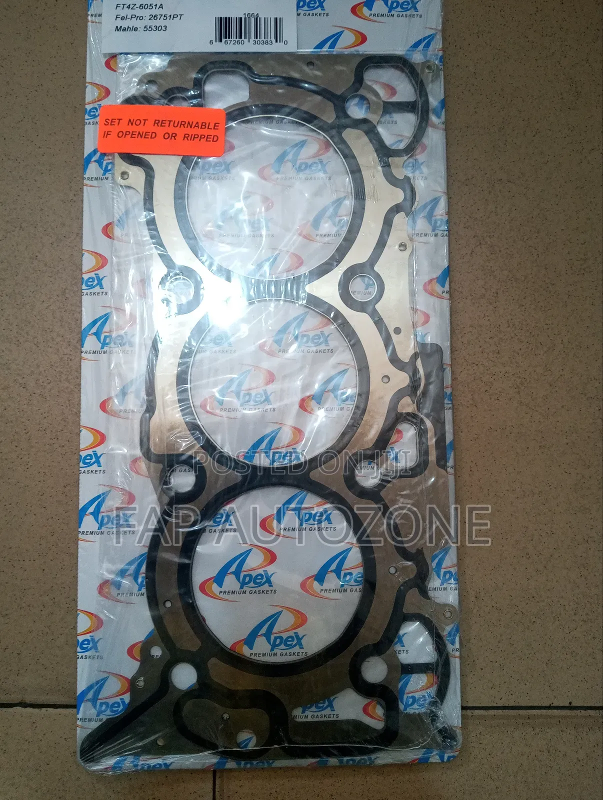 10629. Original Apex Cylinder Head Gasket From Usa.