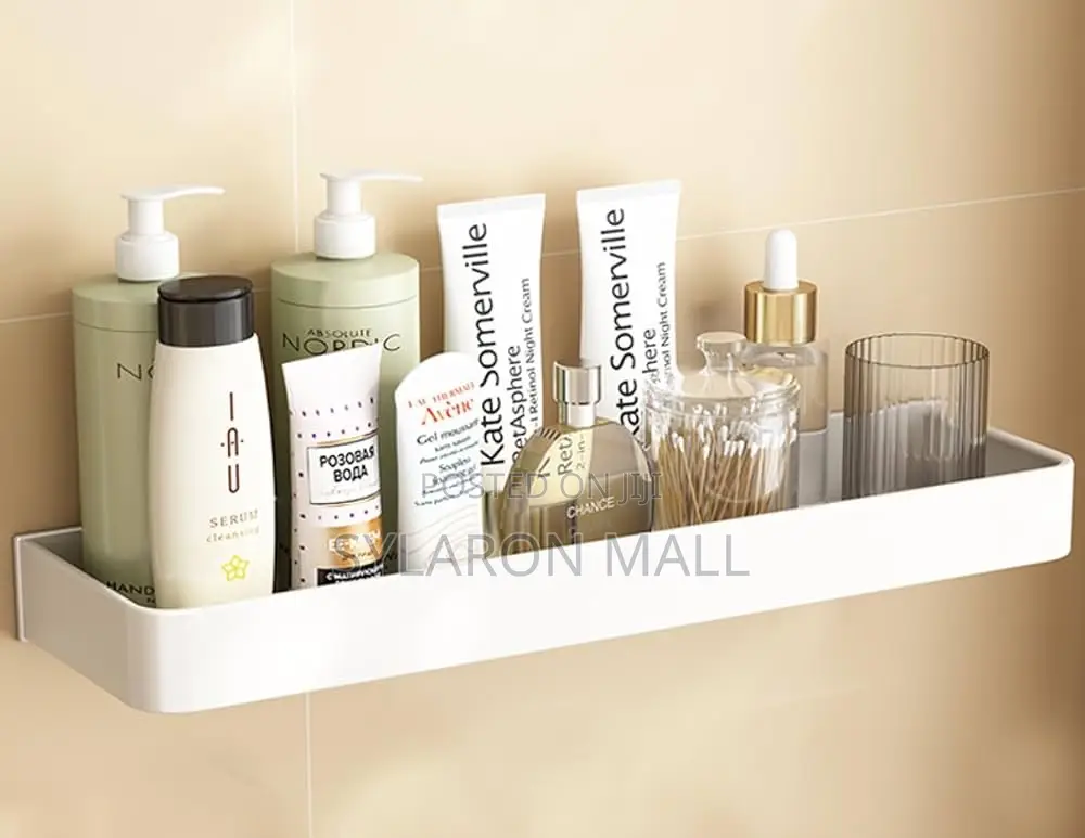 Wall-mounted Bathroom Shelf With Towel Bar