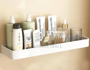 Wall-mounted Bathroom Shelf With Towel Bar