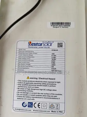 Solar Panel 10 Watts