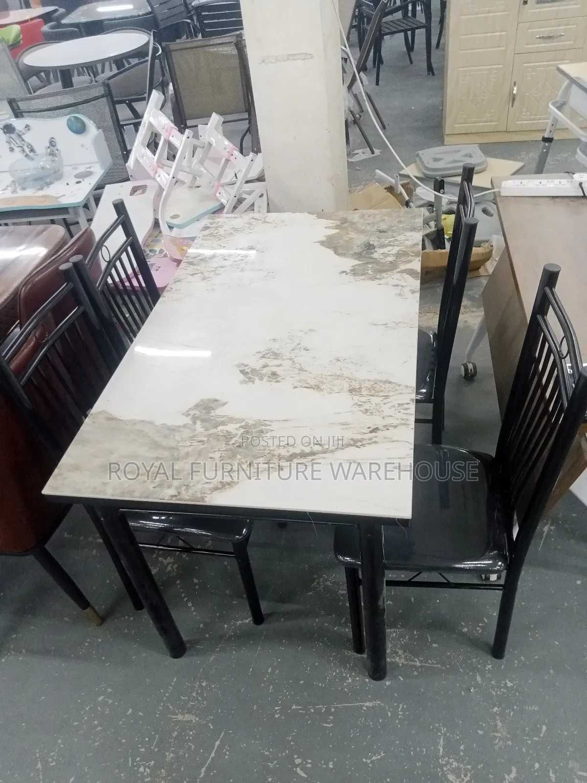 4 Seater Marble Top Diningset