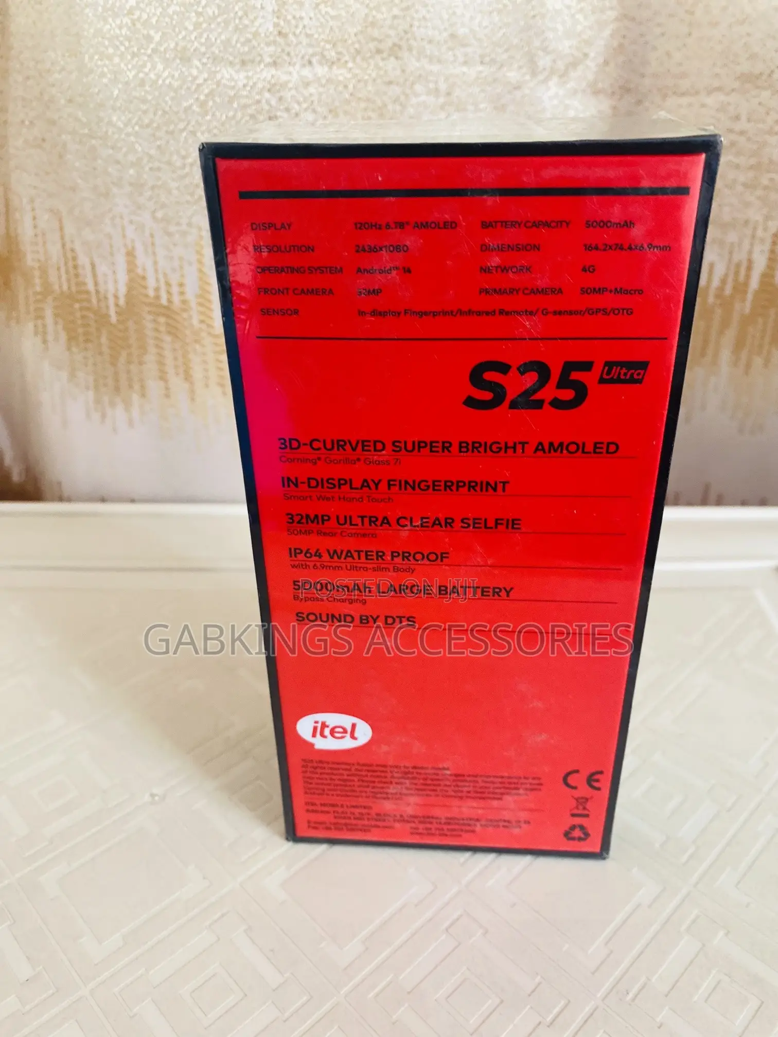 New Itel S25 Ultra 256 GB
